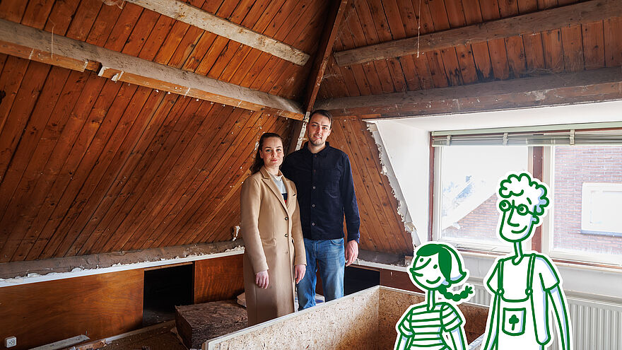 Bewoners in Ede bij de verduurzaming van hun woning